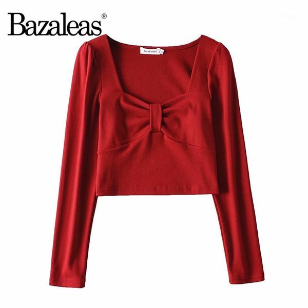 bazaleas vintage crop long sleeve women knitted center bow ruched women cropped sweater1, White;black
bazaleas vintage crop long sleeve women knitted center bow ruched women cropped sweater1, White;black