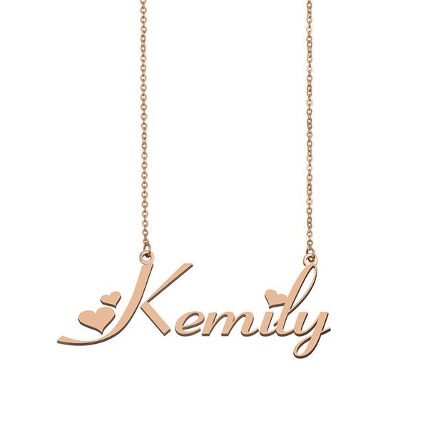 kemily name necklace custom nameplate pendant for women girls birthday gift kids friends jewelry 18k gold plated stainless steel, Silver
kemily name necklace custom nameplate pendant for women girls birthday gift kids friends jewelry 18k gold plated stainless steel, Silver