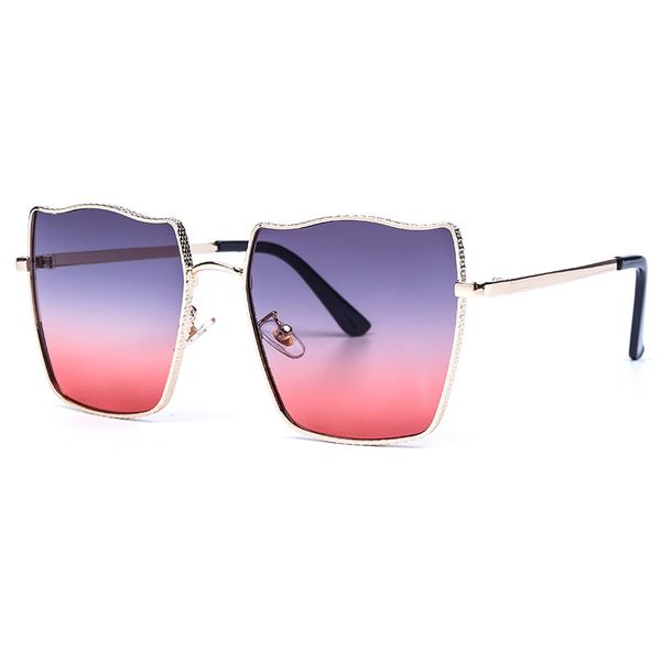 woman fashionable versatile gradient sun glasses personalized water ripple metal frame sunglasses men's and women's sunglasses, White;black
woman fashionable versatile gradient sun glasses personalized water ripple metal frame sunglasses men's and women's sunglasses, White;black