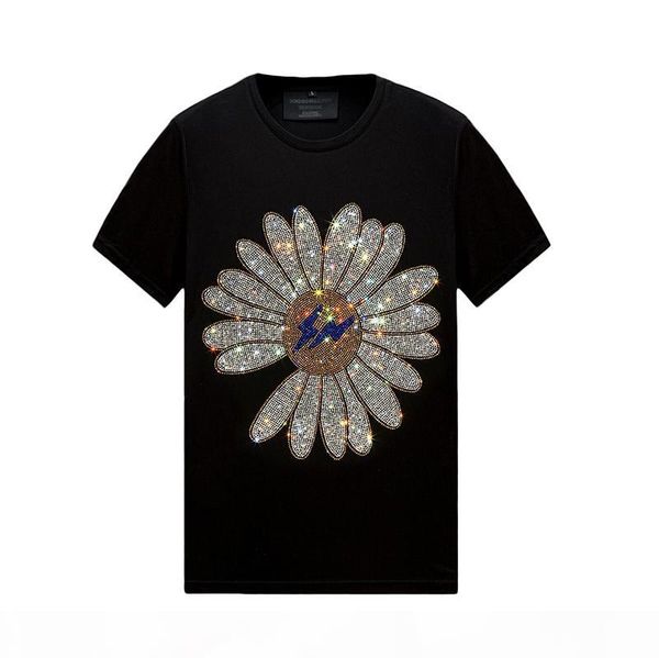 summer mens designer rhinestone t shirts short-sleeve slim crew neck tee mercerized cotton, White;black
summer mens designer rhinestone t shirts short-sleeve slim crew neck tee mercerized cotton, White;black