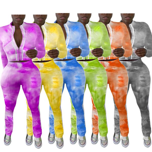 european and american fall/winter style special tie-dye printing high-neck long-sleeved trousers ladies casual sports suit, White
european and american fall/winter style special tie-dye printing high-neck long-sleeved trousers ladies casual sports suit, White
