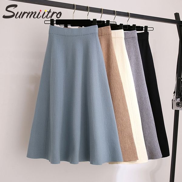 surmiitro warm knitted midi skirt women for autumn winter casual koreaan ladies high waist a line long skirt female y200326, Black
surmiitro warm knitted midi skirt women for autumn winter casual koreaan ladies high waist a line long skirt female y200326, Black