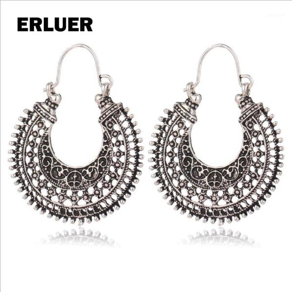 women hoop earring european brand retro brincos vintage silver color statement ethnic u shaped jewelry ear pendant earrings1, Golden;silver
women hoop earring european brand retro brincos vintage silver color statement ethnic u shaped jewelry ear pendant earrings1, Golden;silver