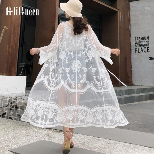 summer women long lace beach coats female loose perspective sunscreen maxi coat chamarras mujer oversize cardigan 1, Black;brown
summer women long lace beach coats female loose perspective sunscreen maxi coat chamarras mujer oversize cardigan 1, Black;brown
