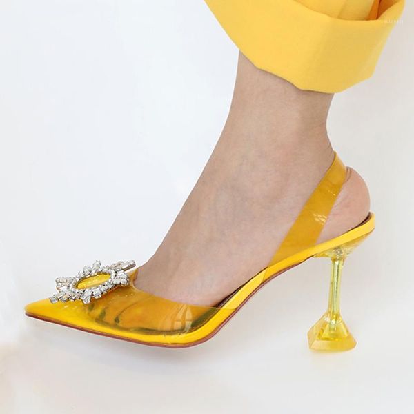 rhinestone sunflower sandals women clear cup high heel pumps pointed toe slingback transparent pvc sandalias party shoes1, Black
rhinestone sunflower sandals women clear cup high heel pumps pointed toe slingback transparent pvc sandalias party shoes1, Black