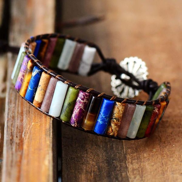 bracelets bangeles tube shape natural stones single leather wrap bracelet semiprecious stone bohemian bracelets dropship sqcazz new_dhbest, Golden;silver
bracelets bangeles tube shape natural stones single leather wrap bracelet semiprecious stone bohemian bracelets dropship sqcazz new_dhbest, Golden;silver