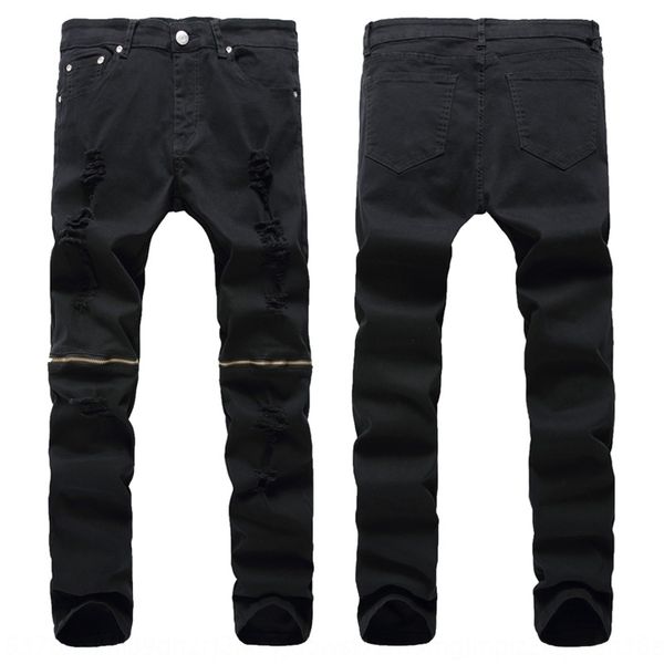 collection hole high street jeans and jeanstrousers and jeansknee zipper jeans kanye pants men's slim stretch leggings trendy mzjrt, Blue
collection hole high street jeans and jeanstrousers and jeansknee zipper jeans kanye pants men's slim stretch leggings trendy mzjrt, Blue