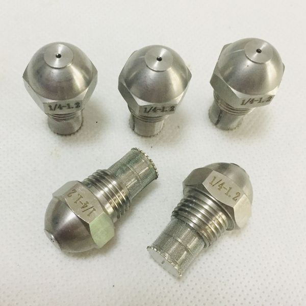 1/4" male thread stainless steel waste oil burner nozzle, anti-drip water mist nozzle for cooling and humidification
1/4" male thread stainless steel waste oil burner nozzle, anti-drip water mist nozzle for cooling and humidification