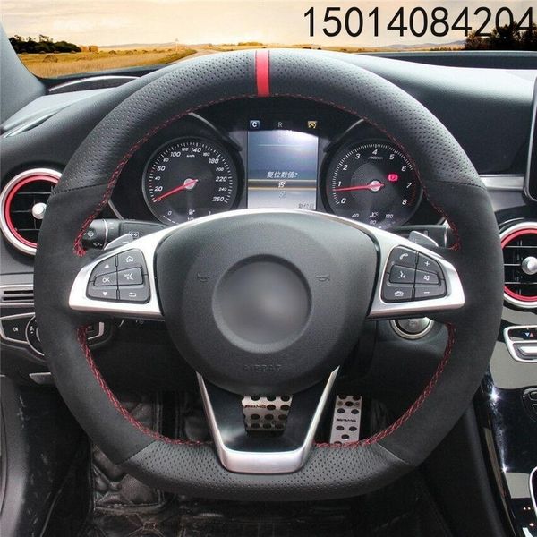 for benz c200 c250 c30 custom hand-stitch leather car steering wheel cover anti-slip fit all season comfort touch design car accessories
for benz c200 c250 c30 custom hand-stitch leather car steering wheel cover anti-slip fit all season comfort touch design car accessories