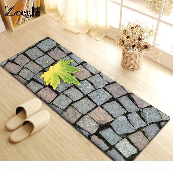 zeegle kitchen carpet flannel rugs for living room bedroom carpets bedside rugs anti-slip floor mats bathroom rug kitchen mats