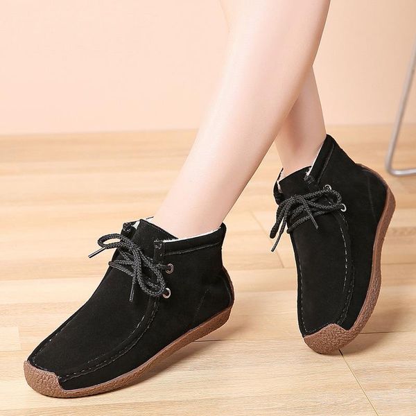 2020 heat winter boots women basic ankle boots woman boot female shoes warm lace up plush botas mujer 35-41, Black
2020 heat winter boots women basic ankle boots woman boot female shoes warm lace up plush botas mujer 35-41, Black