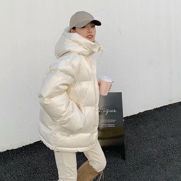 women's down & parkas bright bread jacket women winter korean loose cotton padded, Black
women's down & parkas bright bread jacket women winter korean loose cotton padded, Black