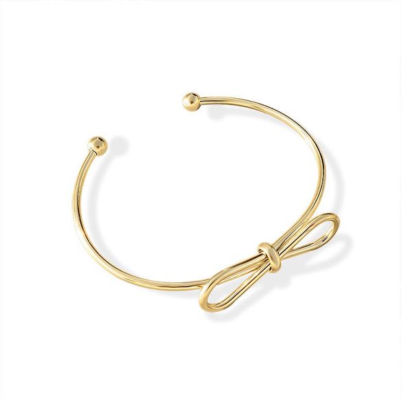 simple gold color bowknot cuff bracelets for women male female charm 316l stainless steel open bangles men gifts ing, Black
simple gold color bowknot cuff bracelets for women male female charm 316l stainless steel open bangles men gifts ing, Black