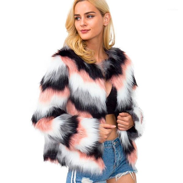 klv 2020 ladies in fur coats mink warm faux fur coat jacket winter gradient color parka outerwear vest aut271, Black
klv 2020 ladies in fur coats mink warm faux fur coat jacket winter gradient color parka outerwear vest aut271, Black