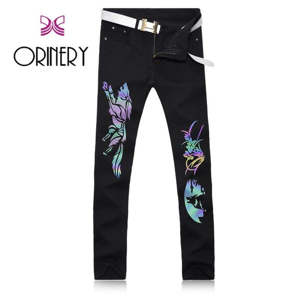 men's jeans orinery designer printed luminated night club dress denim black pants brand clothing size 28-38, Blue
men's jeans orinery designer printed luminated night club dress denim black pants brand clothing size 28-38, Blue