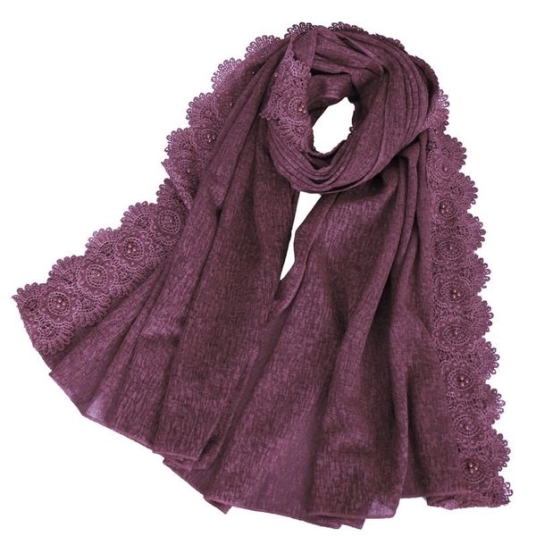 brand designer women plain lace floral beads chain cotton scarves lady shawls and wraps pashmina stole foulard muslim hijab y201024, Blue;gray
brand designer women plain lace floral beads chain cotton scarves lady shawls and wraps pashmina stole foulard muslim hijab y201024, Blue;gray