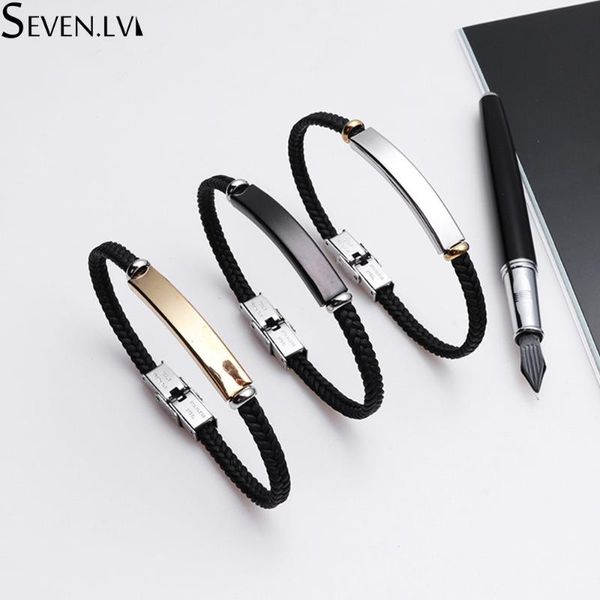 charm bracelets square stainless steel female bracelet black braided rope custom name fashion jewelry gifts for women, Golden;silver
charm bracelets square stainless steel female bracelet black braided rope custom name fashion jewelry gifts for women, Golden;silver