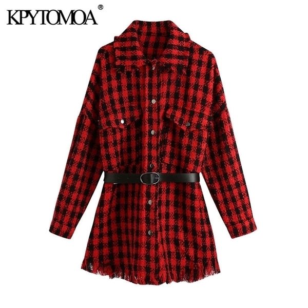 kpytomoa women fashion with belt oversized tweed jacket coat vintage long sleeve frayed tassel female outerwear chic 201109, Black;brown
kpytomoa women fashion with belt oversized tweed jacket coat vintage long sleeve frayed tassel female outerwear chic 201109, Black;brown