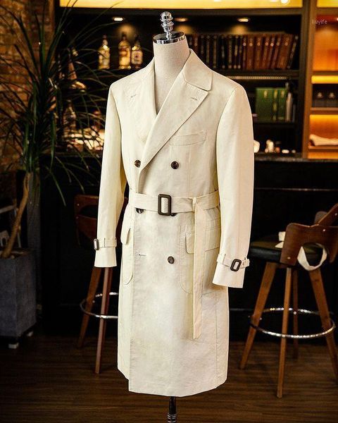 winter men's long trench coat 2021 fashion new double breasted v-neck solid england high street style jacket size s-6xl overcoat1, Tan;black 
winter men's long trench coat 2021 fashion new double breasted v-neck solid england high street style jacket size s-6xl overcoat1, Tan;black
