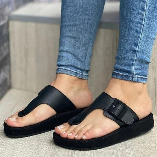 slippers 2021 women summer flip flops fashion solid buckle flats shoes comfort outdoor casual plus size ladies slippers1, Black
slippers 2021 women summer flip flops fashion solid buckle flats shoes comfort outdoor casual plus size ladies slippers1, Black