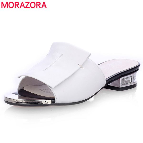 morazora 2020 genuine leather women sandals square low heel summer gladiator sandals ladies women mules dress wedding shoes 1010, Black
morazora 2020 genuine leather women sandals square low heel summer gladiator sandals ladies women mules dress wedding shoes 1010, Black