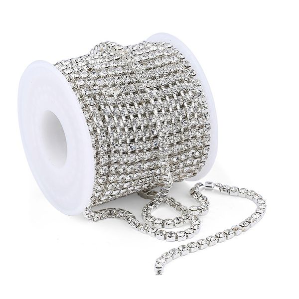 grab chain, jewelry accessories, chain, new fine grab chain, choose pearl rhinestone claw chain 2--3mm factory direct sales, Silver
grab chain, jewelry accessories, chain, new fine grab chain, choose pearl rhinestone claw chain 2--3mm factory direct sales, Silver
