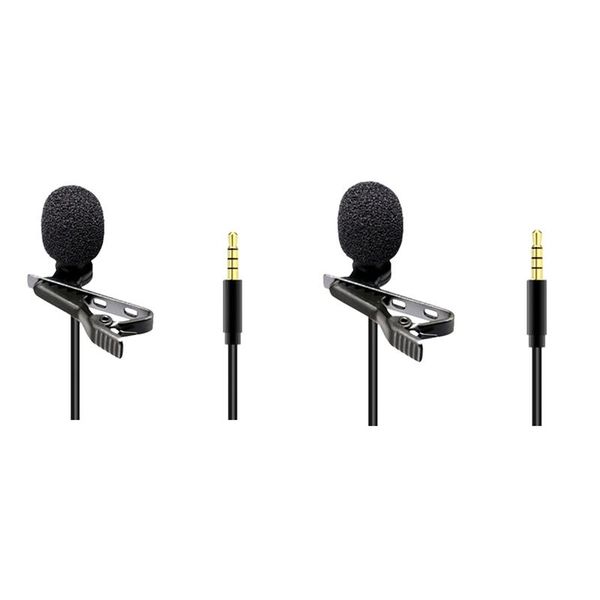 2pcs mini microphone omnidirectional metal 3.5mm interface lavalier microphone for computer lapmobile phone
2pcs mini microphone omnidirectional metal 3.5mm interface lavalier microphone for computer lapmobile phone
