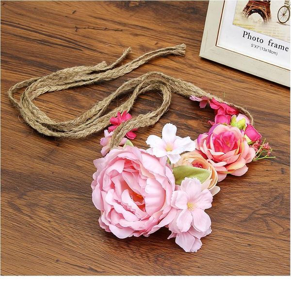 haimeikang wreath head flower wrist flower crown adjustable ornament fabric rope rattan simulation flower head qyldzy
haimeikang wreath head flower wrist flower crown adjustable ornament fabric rope rattan simulation flower head qyldzy