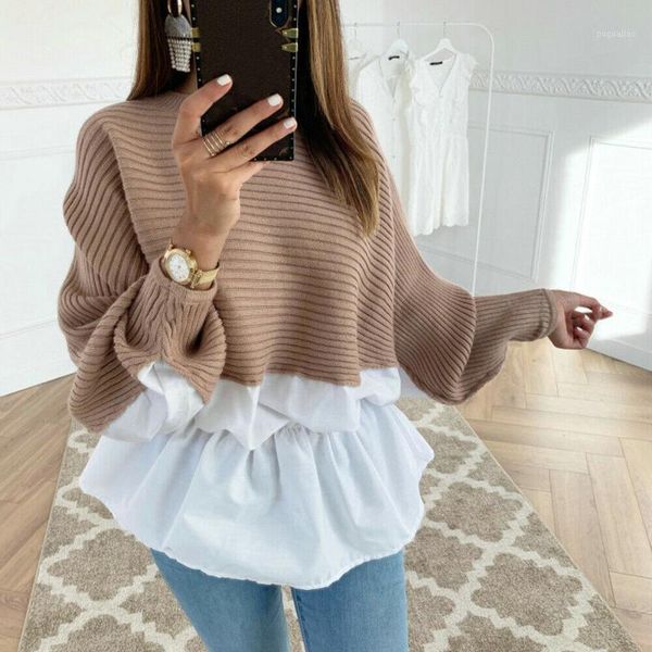 autumn women casual fashion o-neck patchwork long sleeved clothing pure color knitted sweater soft pullovers1, White;black
autumn women casual fashion o-neck patchwork long sleeved clothing pure color knitted sweater soft pullovers1, White;black