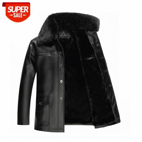 men's spring and autumn leather men's leather lapels in the long section of the middle-aged wear loose jacket coat thick warm #n23
men's spring and autumn leather men's leather lapels in the long section of the middle-aged wear loose jacket coat thick warm #n23