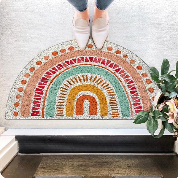 cushion/decorative pillow half-round door mats outdoor antiwear pvc waterproof ant-slip bathroom rugs and carpets rainbow printed hallway en
cushion/decorative pillow half-round door mats outdoor antiwear pvc waterproof ant-slip bathroom rugs and carpets rainbow printed hallway en