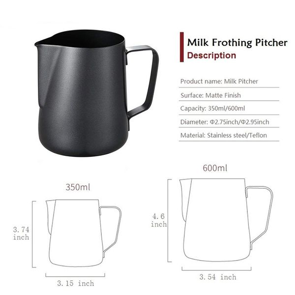stainless steel steaming espresso milk frothing frother pitcher creamer cup for latte art q0109
stainless steel steaming espresso milk frothing frother pitcher creamer cup for latte art q0109