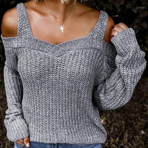 women knitted cold shoulder pullovers solid v neck long sleeve ladies sweater 2020 autumn winter casual female jumpers1, White;black
women knitted cold shoulder pullovers solid v neck long sleeve ladies sweater 2020 autumn winter casual female jumpers1, White;black
