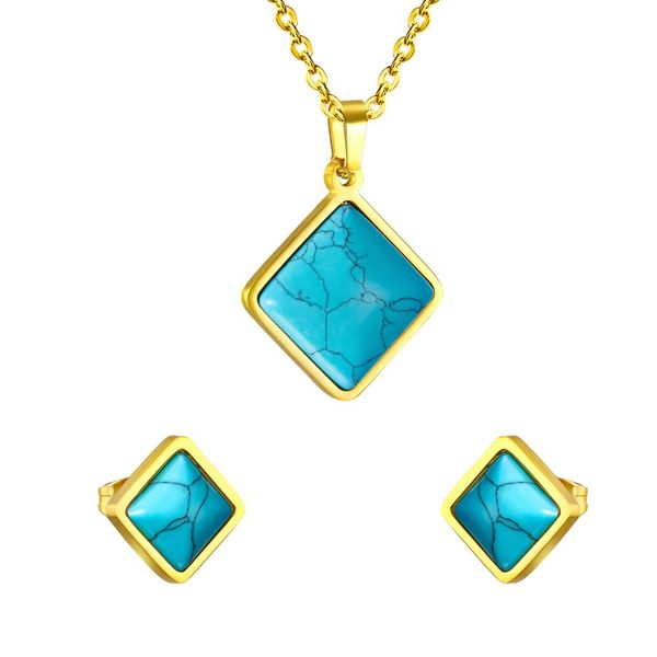 luxukisskids vintage enamel square stone african jewelry sets stainless steel pendant necklace earrings dubai jewelry set, Silver
luxukisskids vintage enamel square stone african jewelry sets stainless steel pendant necklace earrings dubai jewelry set, Silver