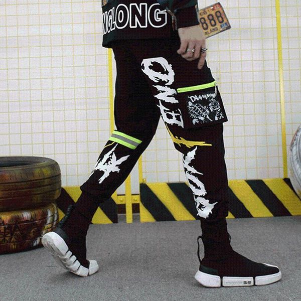 spring, autumn and winter men's casual leggings hip-hop personality overalls loose sports harlan loose pants1, Black
spring, autumn and winter men's casual leggings hip-hop personality overalls loose sports harlan loose pants1, Black