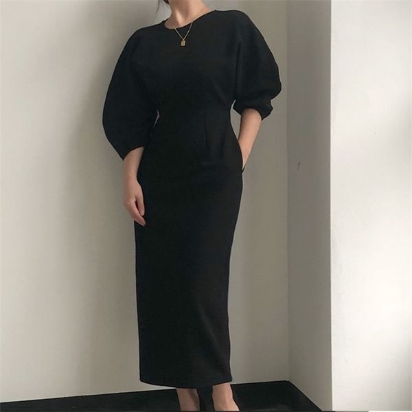 spring elegant office ladies bodycon dress fashion solid color women slim midi vestidos ol clothes 220308, Black;gray
spring elegant office ladies bodycon dress fashion solid color women slim midi vestidos ol clothes 220308, Black;gray