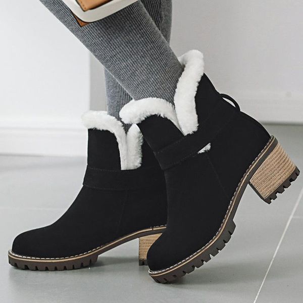 boots women's autumn booties woman 2021 low heel winter footwear female shoes boots-women round toe rubber mid-calf mid, Black
boots women's autumn booties woman 2021 low heel winter footwear female shoes boots-women round toe rubber mid-calf mid, Black