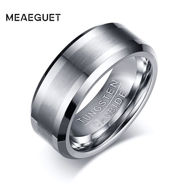 meaeguet 8mm classic 100% tungsten carbide ring for men wedding bands tungsten rings never rust 201110, Silver
meaeguet 8mm classic 100% tungsten carbide ring for men wedding bands tungsten rings never rust 201110, Silver