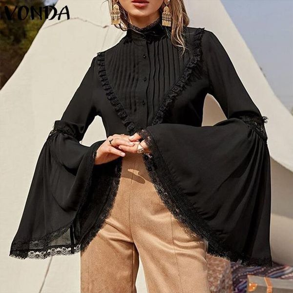 womens solid shirt vonda stylish 2021 autumn long bell sleeve tunic white blouses vintage casual work blusas 5xl
womens solid shirt vonda stylish 2021 autumn long bell sleeve tunic white blouses vintage casual work blusas 5xl
