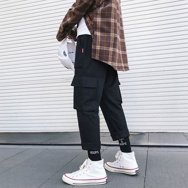 2021 new multi-pocket harem pants men streetwear punk pant hip hop casual trousers joggers xxxl 3xl wn0i, Black
2021 new multi-pocket harem pants men streetwear punk pant hip hop casual trousers joggers xxxl 3xl wn0i, Black