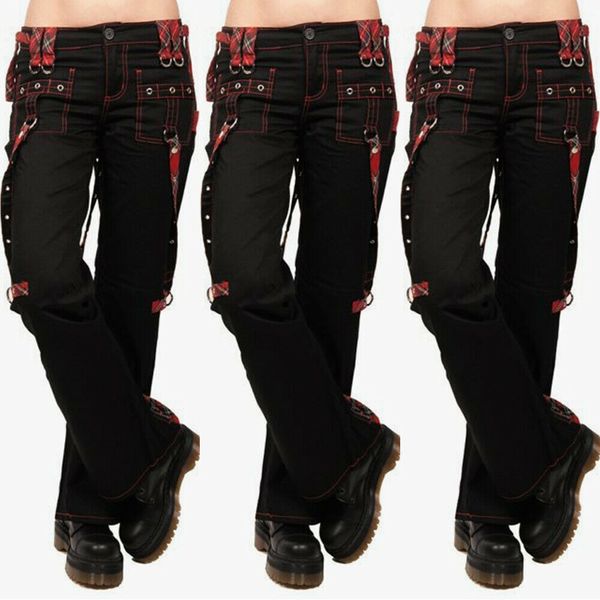 ladies cargo pants high waist black streetwear vintage punk goth pants women summer pants casual long trousers joggers lj201130, Black;white
ladies cargo pants high waist black streetwear vintage punk goth pants women summer pants casual long trousers joggers lj201130, Black;white