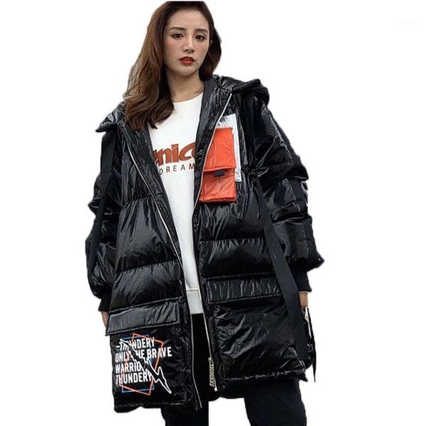 winter 2020 new hip-hop cool down coat women mid-length loose large size personalized pocket hooded parka thickened warm jackets1, Black
winter 2020 new hip-hop cool down coat women mid-length loose large size personalized pocket hooded parka thickened warm jackets1, Black