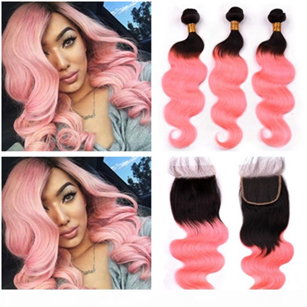 virgin peruvian ombre pink human hair body wave weave bundles 3pcs and closure #1b rose gold ombre hair wefts with 4x4 lace closure, Black
virgin peruvian ombre pink human hair body wave weave bundles 3pcs and closure #1b rose gold ombre hair wefts with 4x4 lace closure, Black