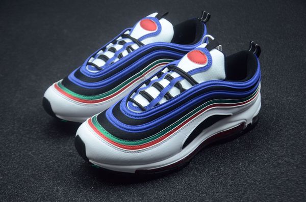 genuine max97 men's and women's running shoes, white, blue and red color matching couple outdoor sports shoelace shoe box
genuine max97 men's and women's running shoes, white, blue and red color matching couple outdoor sports shoelace shoe box