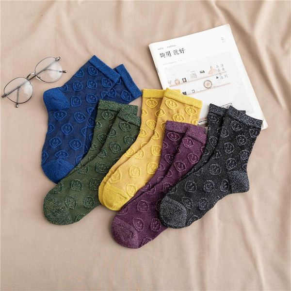 socks & hosiery smile shiny woman simple solid harajuku glitter sock cotton female student warm fashion beautiful luxury sox, Black;white
socks & hosiery smile shiny woman simple solid harajuku glitter sock cotton female student warm fashion beautiful luxury sox, Black;white