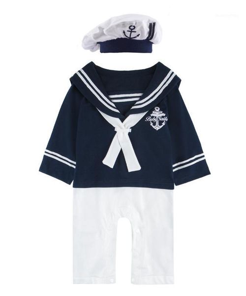 jumpsuits baby boy romper navy style spring infant sailor ropa wind wintercostume outfit born 2pieces hat longsleeves clothingset1, Blue
jumpsuits baby boy romper navy style spring infant sailor ropa wind wintercostume outfit born 2pieces hat longsleeves clothingset1, Blue