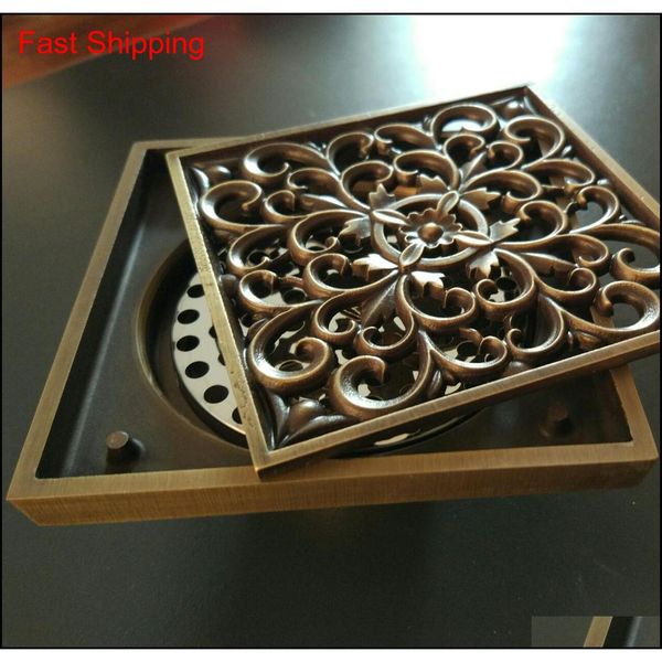 antique brass carved flower art bathroom accessory floor drain waste grate 100mm*100mm shower drain qylkqz new_dhbest
antique brass carved flower art bathroom accessory floor drain waste grate 100mm*100mm shower drain qylkqz new_dhbest