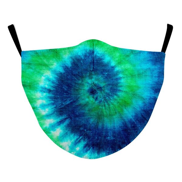 pm25 взрослых лицевые маски странный круг печать регулируемая washable хлопок лица рот маски маски многоразовые рот обложка мода ткань wmtvl