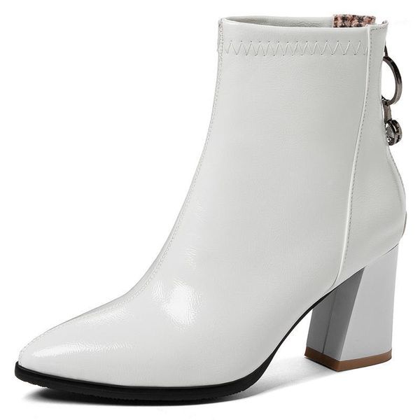 boots fashion ankle for women 2021 pointed toe block heels women's short black white shoes ladies large size 481
boots fashion ankle for women 2021 pointed toe block heels women's short black white shoes ladies large size 481