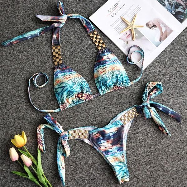 new snake print bikini 2020 women bandeau swimsuit female metal chain string swimwear brazilian bikini set halter bathing suit1, White;black
new snake print bikini 2020 women bandeau swimsuit female metal chain string swimwear brazilian bikini set halter bathing suit1, White;black